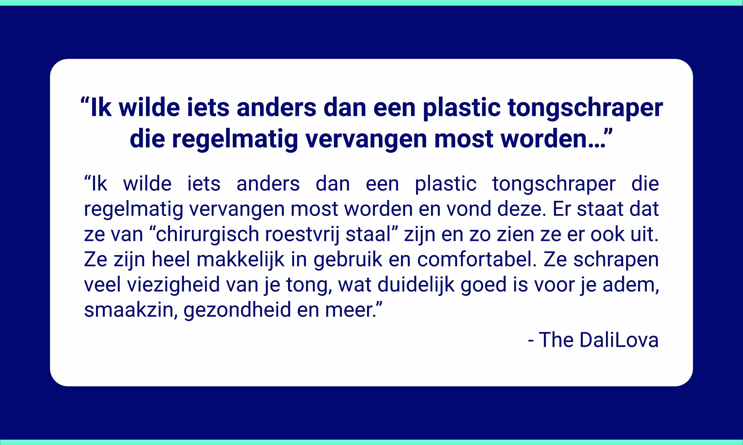 240920 ORAVIX Blog OH BestTS Testimonials NL 002 klantrecensie van Amazon over de Oravix tongschraper: overstappen van een plastic tongschraper naar een roestvrijstalen tongschraper
